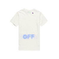 OFF WHITE OMAA027E181850060231 男士白色logo印花短袖T恤