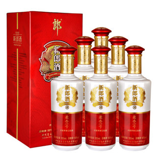 郎酒 新郎酒 兼香一号 （12年-14年）浓酱兼香型白酒 50度 500ml*6瓶