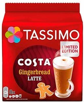 Tassimo Costa 姜饼拿铁咖啡，5件装
