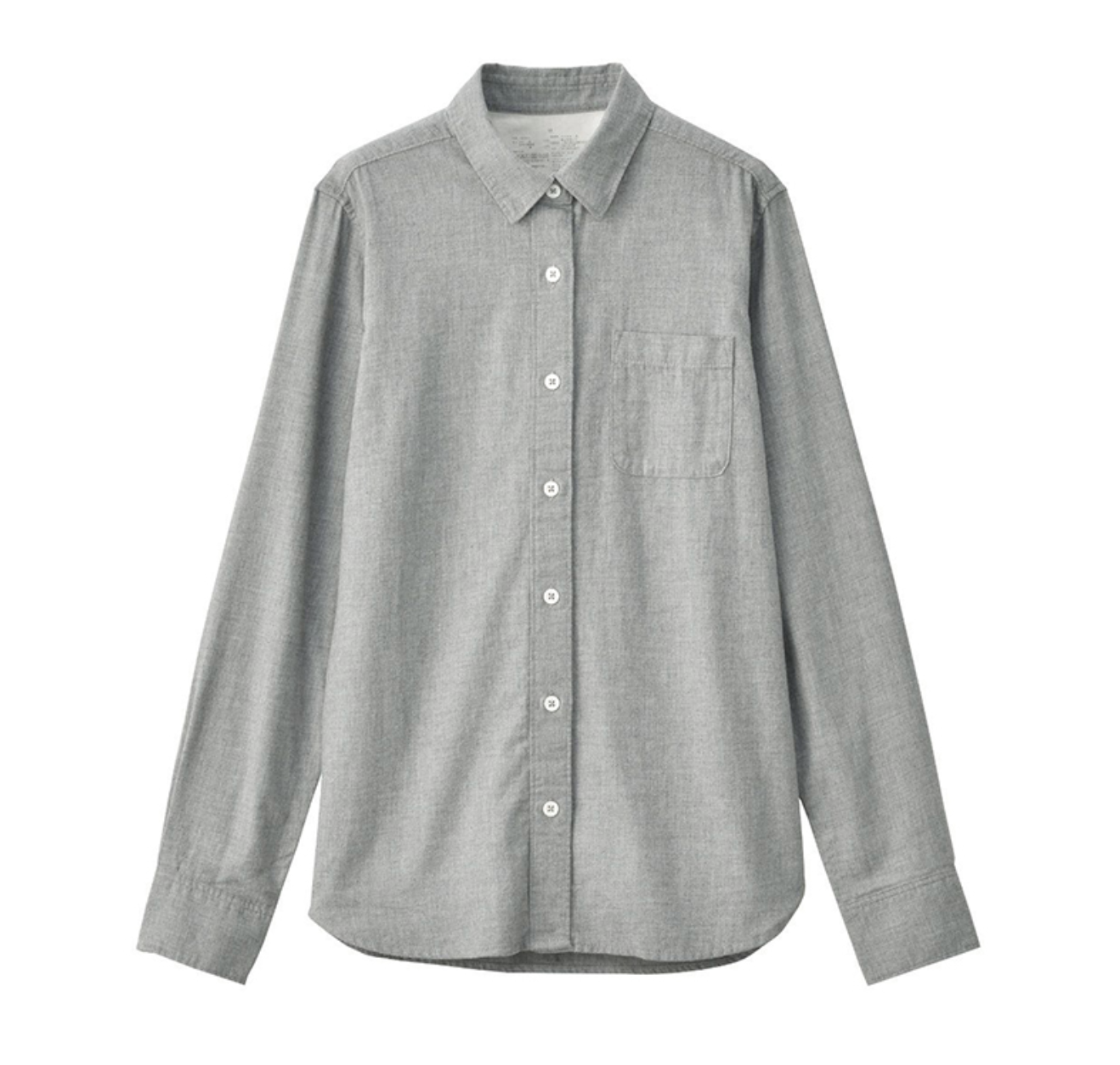 muji无印良品w9ac506女士法兰绒衬衫