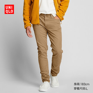 UNIQLO 优衣库 男装紧身休闲裤 418914 深米色 165/72A/S