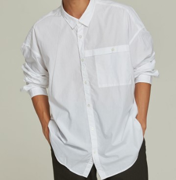 ESPRIT 埃斯普利特 男士纯棉长袖衬衫 088EE2F015-100 白色 170/88A/M