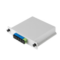 汤湖 插片式光分路器1分4插卡式SC口光纤分路器1:4电信级品质