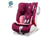 Baby first/宝贝第一 9个月-12岁isofix接口儿童安全座椅便携式 Elite耀世 绯月红