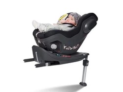 宝贝第一启萌 0-4岁新生儿儿童安全座椅360度旋转汽车用宝宝婴儿 紫金黑