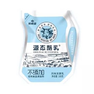 新希望 源态酪乳 原味无添加剂 180g*12袋/箱 *12件 +凑单品