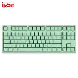 iKBC W200 2.4G无线 87键 机械键盘 cherry红轴  绿色