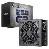 EVGA SUPERNOVA 850 G3电源 额定850W（80PLUS金牌/全模组/10年质保/全日系电容）