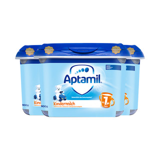 Aptamil 爱他美德国配方婴幼儿奶粉1+段1岁及以上800克/罐 3罐装