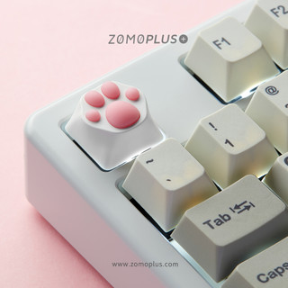 ZOMO PLUS 原创设计 粉色可爱  zomo猫爪 机械键盘 创意 金属键帽