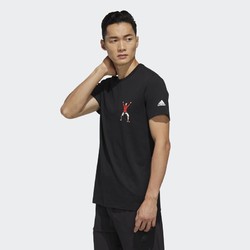 阿迪达斯官网 adidas 男装运动型格套头圆领短袖T恤FP7573 FP7574
