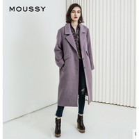 MOUSSY 010CSH30-1230 女士长款毛呢大衣 *3件