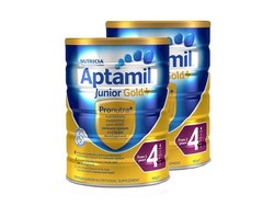 【2罐装】Aptamil 澳洲爱他美 金装婴儿配方奶粉4段 900克/罐（2岁以上）保质期新鲜
