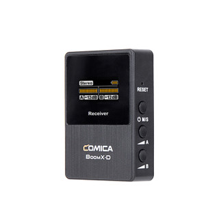 COMICA （4月20日发货） 科唛BoomX-D 小蜜蜂无线麦克风单反相机手机领夹话筒迷你收音麦 D2 一拖二
