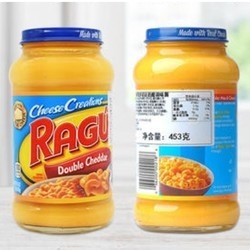 RAGU 乐鲜 双重切达干酪复合调味酱 453g*2 *2件