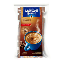 麦斯威尔三合一速溶咖啡 3in1特浓1300g袋装 *3件