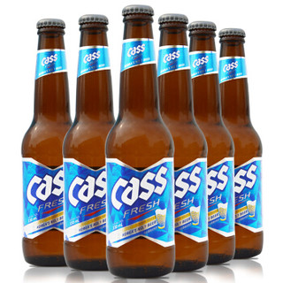 CASS 凯狮 cass清爽原味啤酒 330ml*6瓶