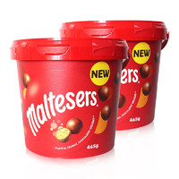 maltesers 麦提莎 麦丽素夹心巧克力豆465g*2桶装零食糖果