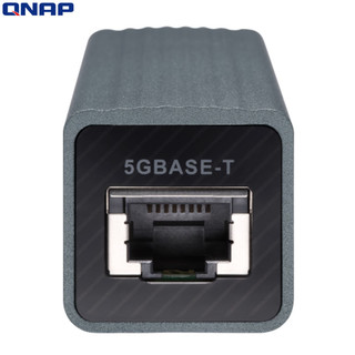 威联通（QNAP） QNA-UC5G1T 透过 USB 3.0 转5GbE高速以太网笔电NAS通用5G有线网络