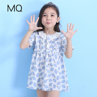 MQ童装女童洋气连衣裙2020夏装新款儿童裙子宝宝女孩学院风公主裙