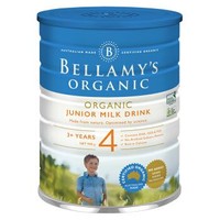 PLUS会员：BELLAMY'S 贝拉米 有机儿童配方奶粉 4段 900g*3罐