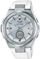 Casio G-MS 白色银色手表 MSGS200-7A