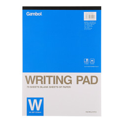 KOKUYO 国誉 WCN-A4-700 Gambol 草稿本 A4 70页+国誉速干中性笔1支 *8件
