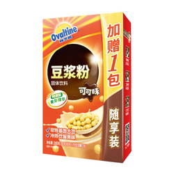 阿华田(Ovaltine)营养豆浆 阳光早餐 速溶香浓可可味风味非转基因速溶豆浆粉随身包180g 30g*(5+1)包 *12件