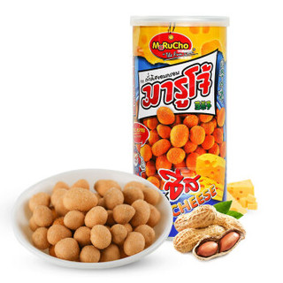玛鲁州 泰国原装进口花生豆休闲零食花生米炒货特产 奶酪味200g/罐 *16件