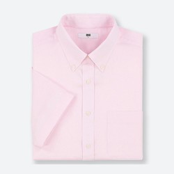 UNIQLO 优衣库 DRY EASY CARE 414569 男士牛津纺短袖衬衫