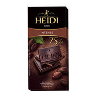 Heidi赫蒂浓黑巧克力75% 80g 罗马尼亚进口 *10件