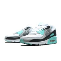 NIKE 耐克 AIR MAX 90 女士跑鞋 CD0490-104 白/蓝 35.5