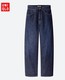 UNIQLO 优衣库 U系列 422414 女士宽腿廓形牛仔裤