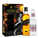 尊尼获加（ JOHNNIE WALKER ）威士忌 黑牌12年调配型苏格兰威士忌超值礼盒（375ml黑牌1瓶+200ml苏打水1瓶） *2件