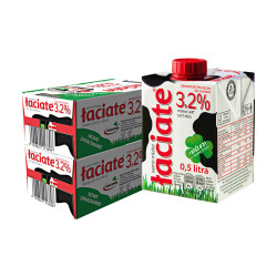 Laciate 兰雀 全脂纯牛奶500ml*8盒*2箱