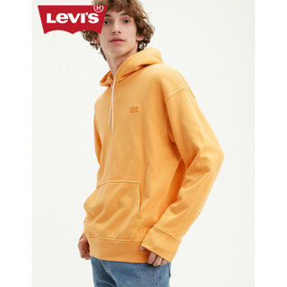 Levi's李维斯 2020春季新品 商场同款 男士休闲纯棉连帽卫衣85534-0002Levis 暖黄色 XL