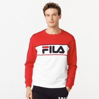 FILA 斐乐 F16M918205FRD 刺绣大LOGO 男款运动卫衣