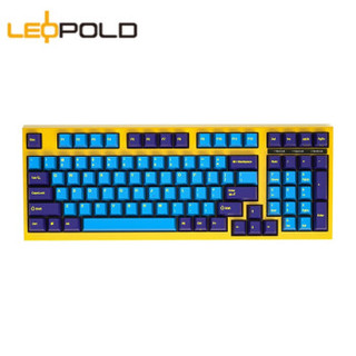 利奥博德 Leopold FC980M OE 加厚PBT二色成型键帽 98键 紧凑型 机械键盘 Parrot 【OE】 静音红轴