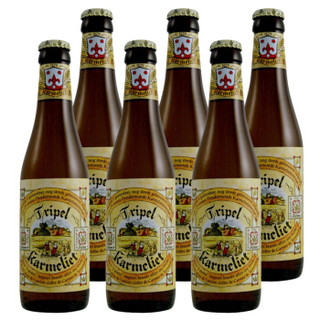 比利时原装进口啤酒卡美里特啤酒tripel karmeliet 330mL*6瓶 *2件