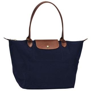 LONGCHAMP 珑骧 Le Pliage系列 女士单肩包 1899089556 藏青色 中号