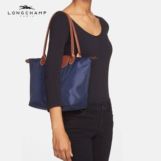 LONGCHAMP 珑骧 Le Pliage系列 女士单肩包 1899089556 藏青色 中号