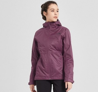 THE NORTH FACE 北面 3V9D 女士三合一冲锋衣 QB4/红色/灰色 L