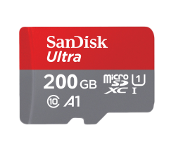 黑卡低至124.53元SanDisk 闪迪 A1 至尊高速移动 MicroSDXC卡 200GB