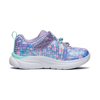 SKECHERS 斯凯奇 SKECHERS GIRLS系列 女童运动休闲鞋  81383N 薰衣草紫 25