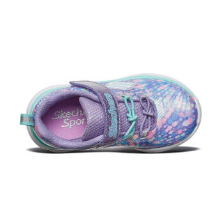 SKECHERS 斯凯奇 SKECHERS GIRLS系列 女童运动休闲鞋  81383N 薰衣草紫 25