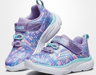 SKECHERS 斯凯奇 SKECHERS GIRLS系列 女童运动休闲鞋  81383N 薰衣草紫 25