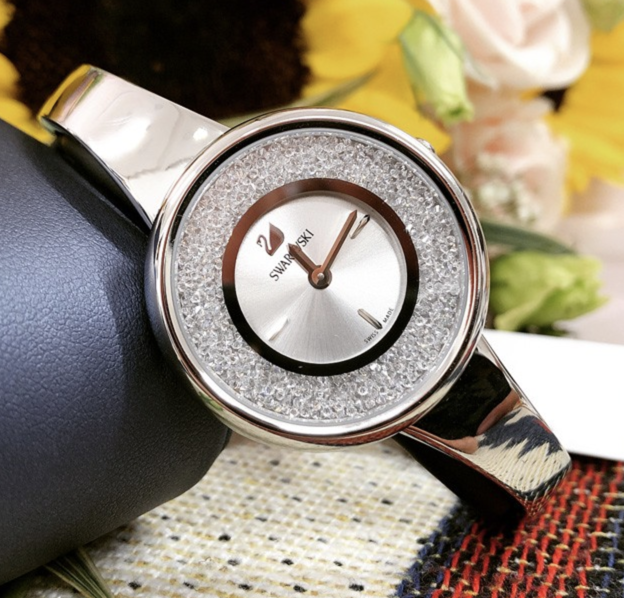 swarovski施华洛世奇crystallinepure女士腕表