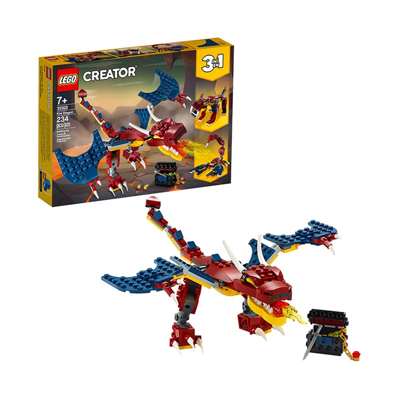 lego 乐高 创意百变系列 31102 喷火飞龙