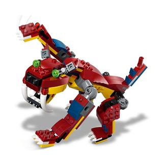 LEGO 乐高 Creator3合1创意百变系列 31102 喷火飞龙