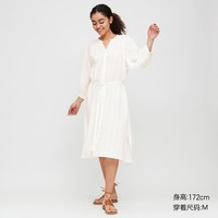 女装 全棉提花连衣裙(七分袖) 426210